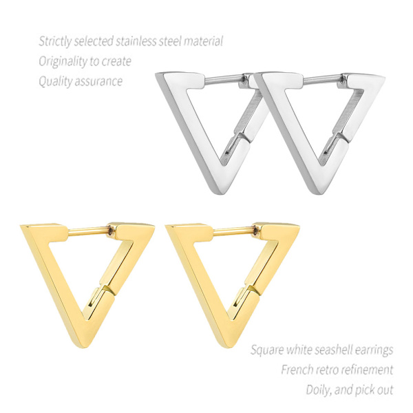 Kvinde Øreringe 2 Par Små Øreringe Til Kvinder Dangle Hoop Øreringe Mode Smykker Til Kvinder Flere Former Style:Style 1;:;