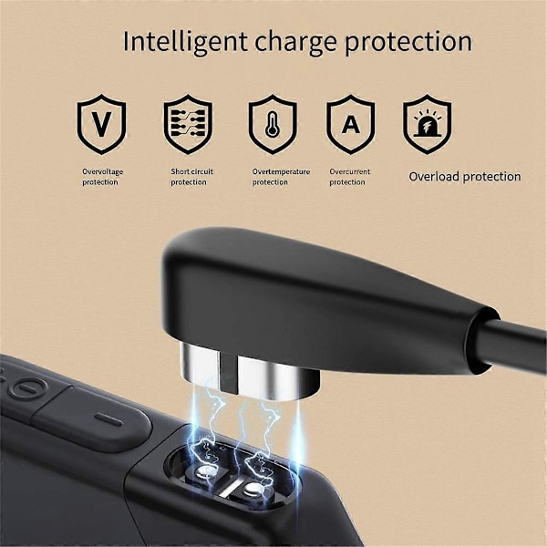 Snabb laddningskabel för Shokz AS800/S803/S810 Bone Conduction Bluetooth Headset Usb Magnetisk Laddning