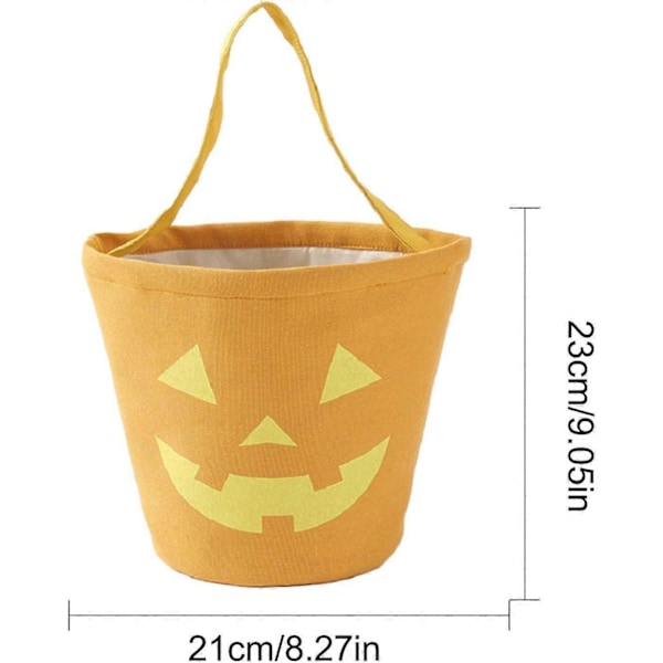 Halloween Karkkikassi | Uudelleenkäytettävä Kangaskassi Halloween Kurpitsa Lepakko Karkkikassit - Halloween Juhlapalvelutarvikkeet Kannettava Kassi