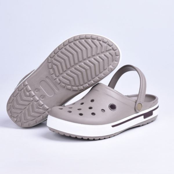 Tykke såle strandsko sandaler sklisikre hullsko for menn og kvinner 2.5 generation khaki 44