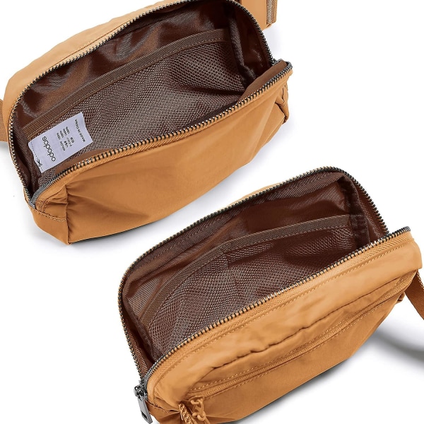 Unisex Mini Vyölaukku Säädettävällä Hihnallla Pieni Vyölaukku Treeniin, Juoksuun, Matkustamiseen, Vaellukseen, Pronssi