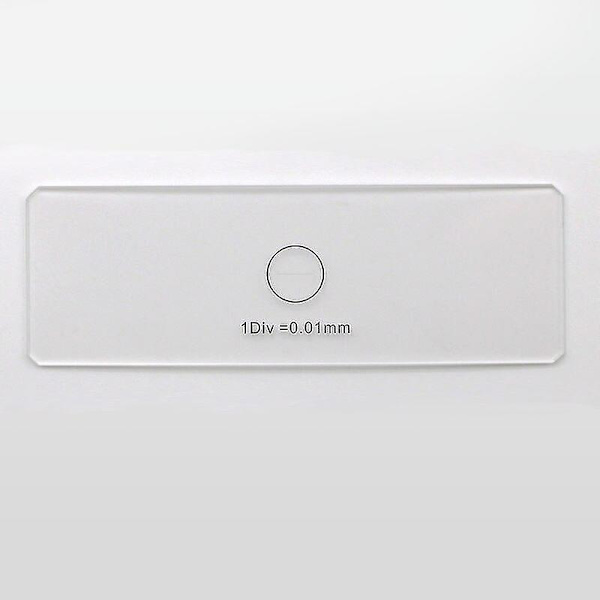 25*75mm 0.01mm Mikroskopscenmikrometer för Kalibrering av Mikroskop