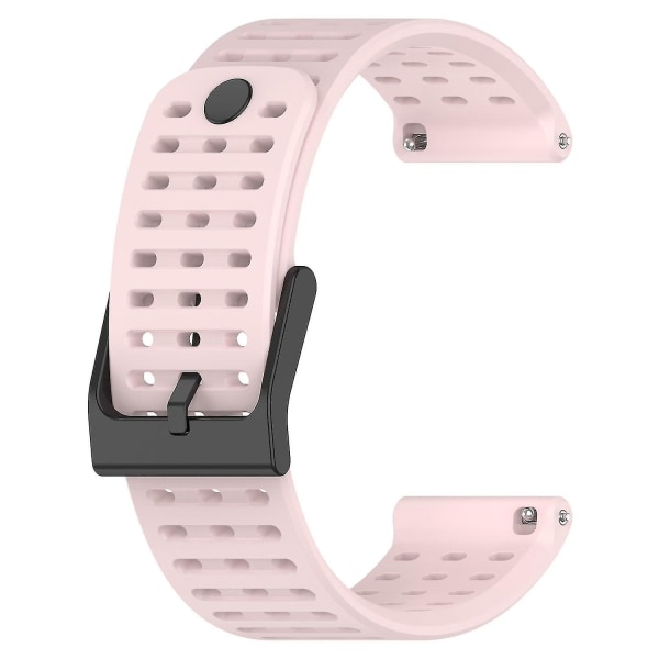 Sportrem for Suunto Vertical/9 Peak Pro/9 Peak/5 Peak, 22mm silikonklokkebånd Light Pink