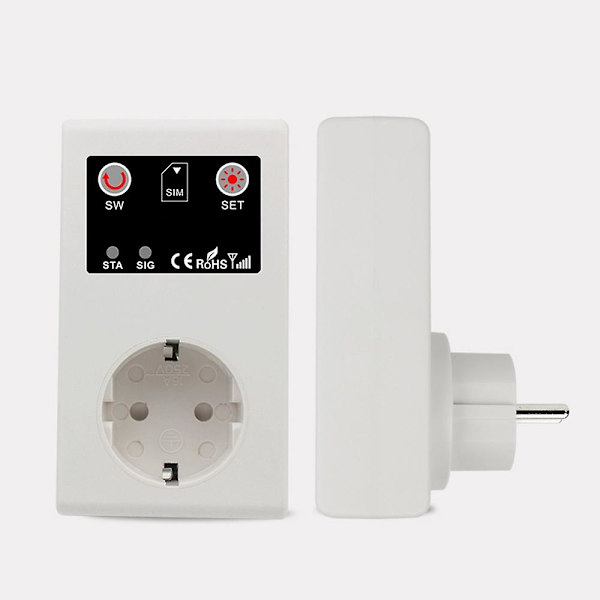 GSM Intelligent Strømstik Kontakt SMS APP Fjernbetjening Afbryder Pumpe Router Elektrisk Apparat Intel