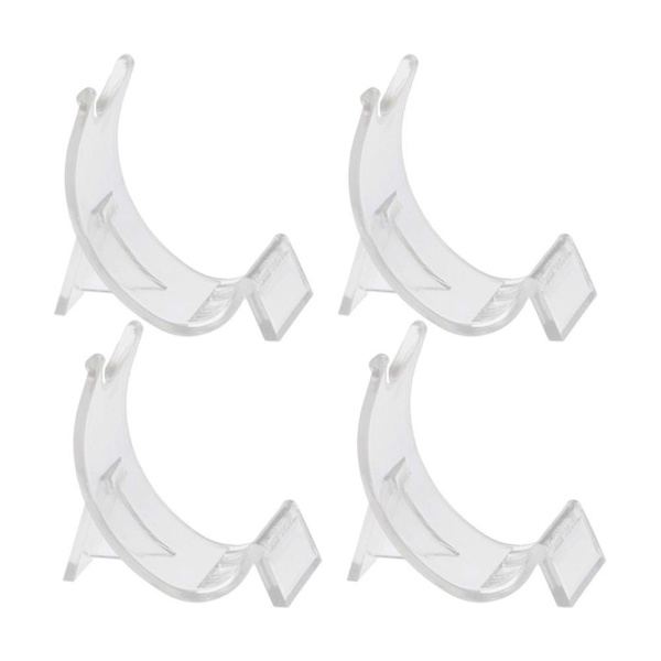Lighter Display Stand Acrylic Easel Holder Base For Gift Lighter 4 Pieces