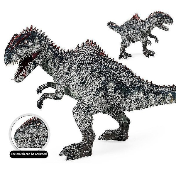 Giganotosaurus med rörlig käke leksak dinosaurie djur figurer barn modell leksak