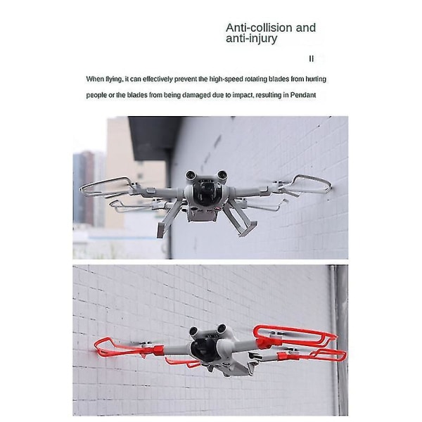 Propellervakt for Mini 3 Pro Hurtigutløsning Propeller Beskyttelse Bumper Blad Beskytter Bur Drone Tilbehør