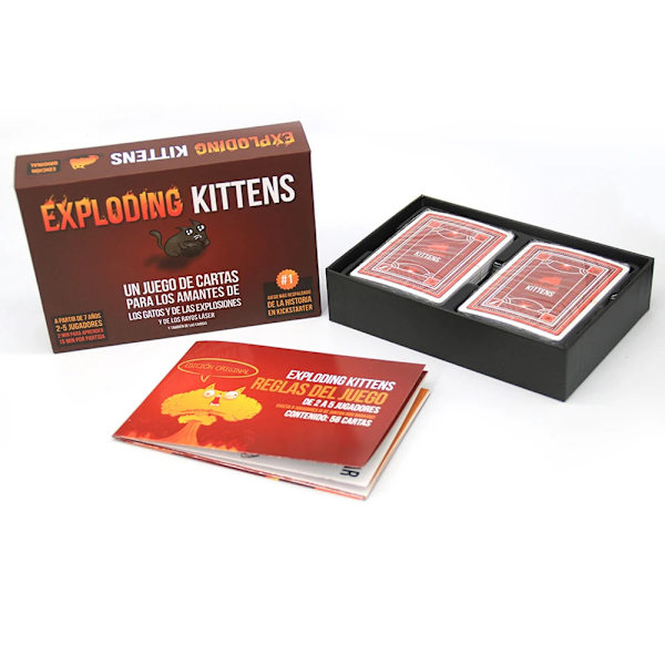 Exploding Kittens spansk kortspill