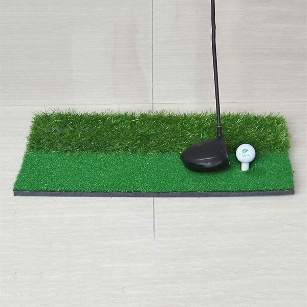 Bärbar golfövningsgräsmatta Golfswing Pad Golf Driving Turf Training Aid - 30x60cm