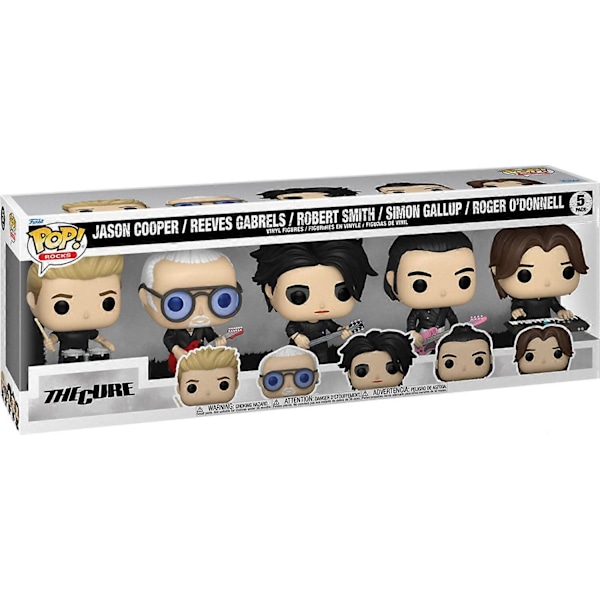 The Cure - FUNKO POP! ROCKS: The Cure - 5pk  [SAMLARFIGURER] Vinylfigur USA-import