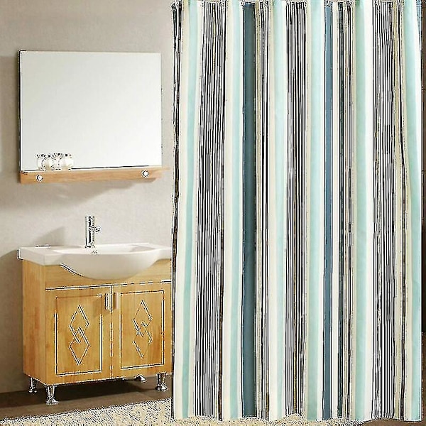 Bruseforhæng 200x240cm (wxh), Skimmelbestandigt Bruseforhæng Blødt Polyesterstof Foring Badeforhæng Gardin Smukt Mønster Til Badeværelse Wc