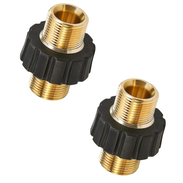 Pressure Washer Adapter Set, M22-14mm Male Fitting To M22-14mm Male Swivel, 5000psi Pressure Washer