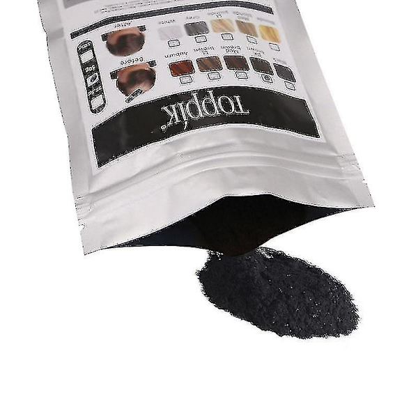 50g pose af hårfiberpulver, genopfyldningspose til multifarvet tykt hår Light Blonde 27.5g