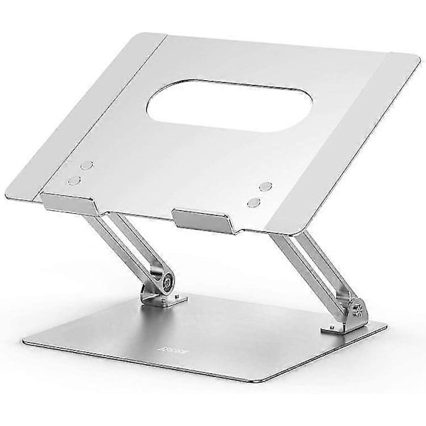 Laptopställ Ergonomisk Aluminium Datorhöjare Multi-vinkel Laptop Riser Med Värmeventilation Justerbar Hållare