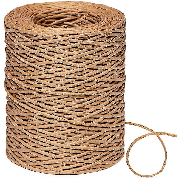 Papperstråd 150m rotting järntråd papper naturtråd papper makramé rep, 2mm
