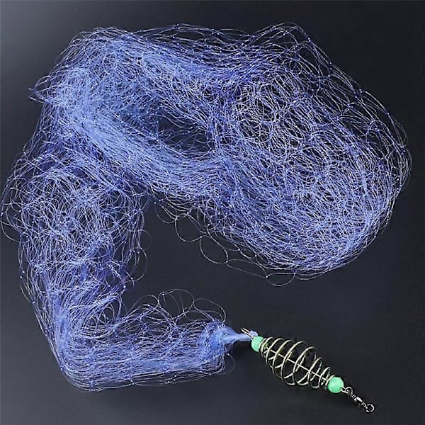 Fôrkaster for fiskefelle Fiskenettfelle Mesh Lysende Perle Netting Sjøfiskenett Takle Design Kobber