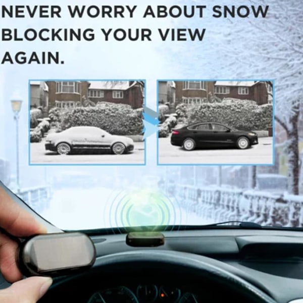 Bilfrostvæske Instrument Bærbar Mini Universal SUV Lastbil Køretøj Auto Vindue Glas Vinter Elektromagnetisk Molekylær Interferens Snefjernelse Deici