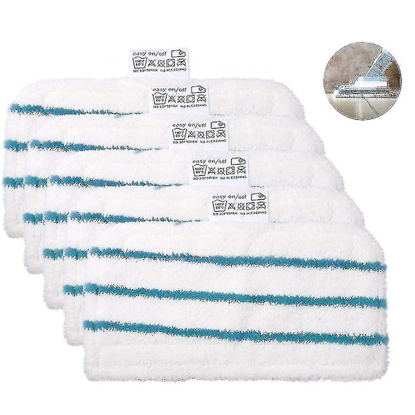 5 Vaskbare Mikrofiberpuder Til Black & Decker Dampmopper