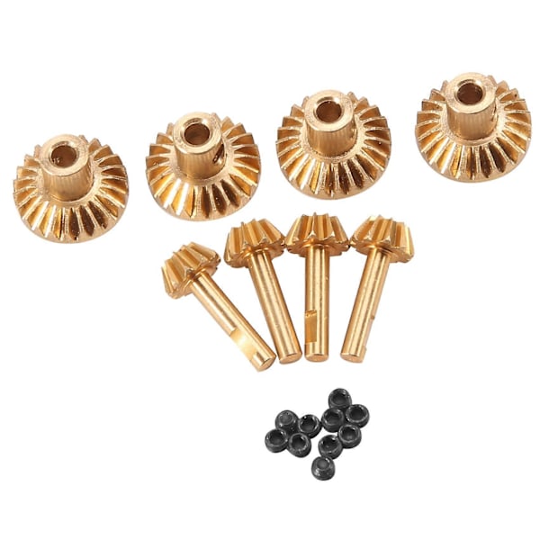 8 stk. Messing For- & Bagaksel Gear Drivaksel Gear Opgraderingstilbehør til C14 C24 B24 B36 MN D90 D99 MN99S Dele
