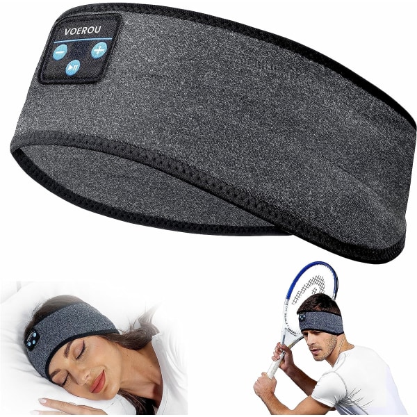 Bluetooth-hodetelefoner med hodebånd, komfortable trådløse hodetelefoner,  sovehodetelefoner med stereohøyttalere - kule tekniske gaver for menn,  kvinner, perfekt for 4ab3 | Fyndiq