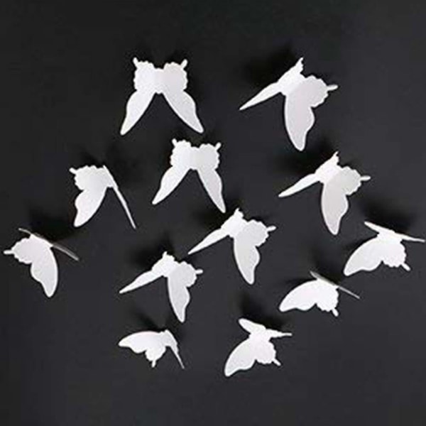 3d Fjärilar Nursery Wall Stickers Dekaler Väggdekor