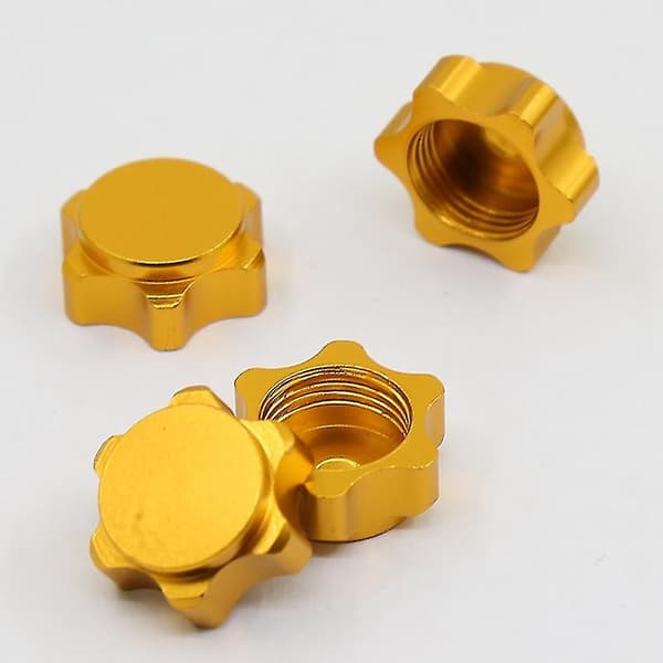 4 stk Navdeksler Anti-d Deksel 17mm Hex Mutter For 1/8 RC Bil