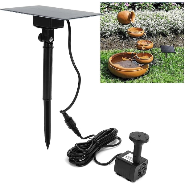 Water Fountain, Beautiful And Durable Birdbath Fountain Anti?clogging Outdoor Fo