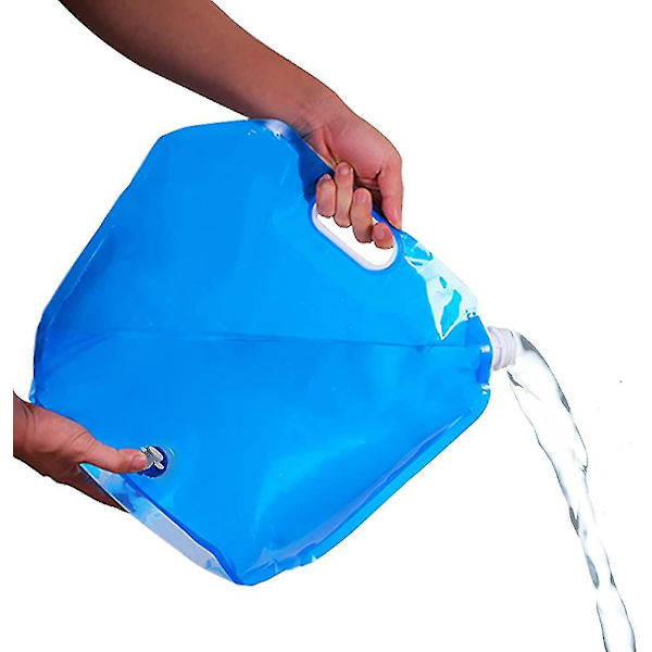 10 Liter Hopvikbar Vattenbehållare, Dricksvattenbehållare, Hopvikbar Dricka