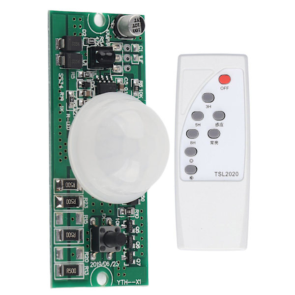 Fjernbetjening Solkredsløbskort Menneskekropsinduktion 3.2v/3.7v Gadelampe Controller Modul