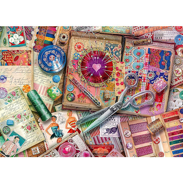 Ravensburger Vintage Dressmaking Aimee Stewart Pussel (1000 bitar)