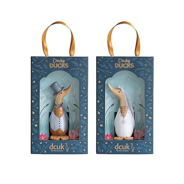 DCUK Trä Bröllop Miniatyr Ankor