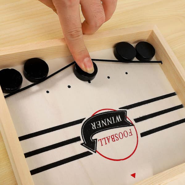 Sling Puck Game Foosball Winner Brädspel Studsa Schack Eject Schack Studsa Schack Fest Hem Interak