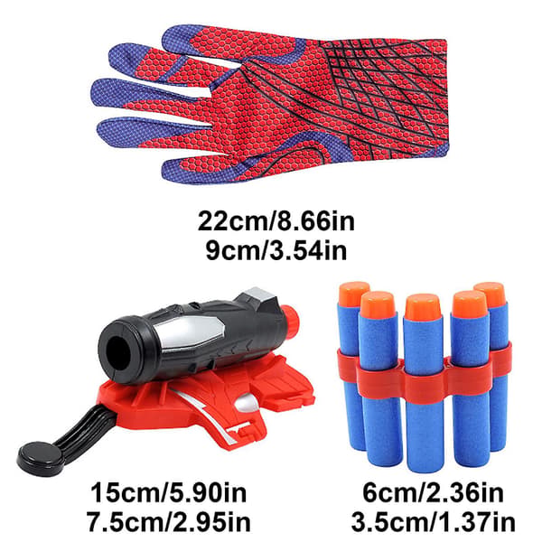 Spider Handsker Mænd Web Shooter Til Børn, Launcher Spider Børn Plastik