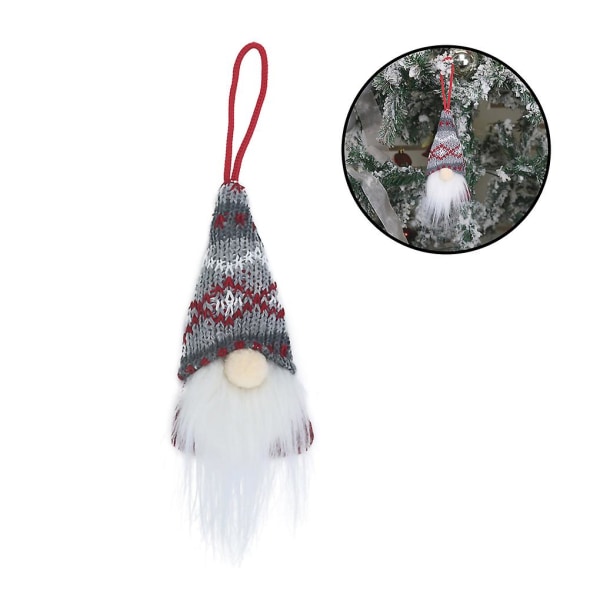Juletræ hængende ornament ikke-vævet stof Ansigtsløs dukkeferie