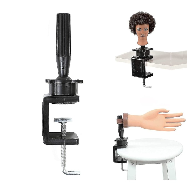 Practice Hand Frame Manicure Hand Frame Mannequin Head Clip Frame Wig Head Frame