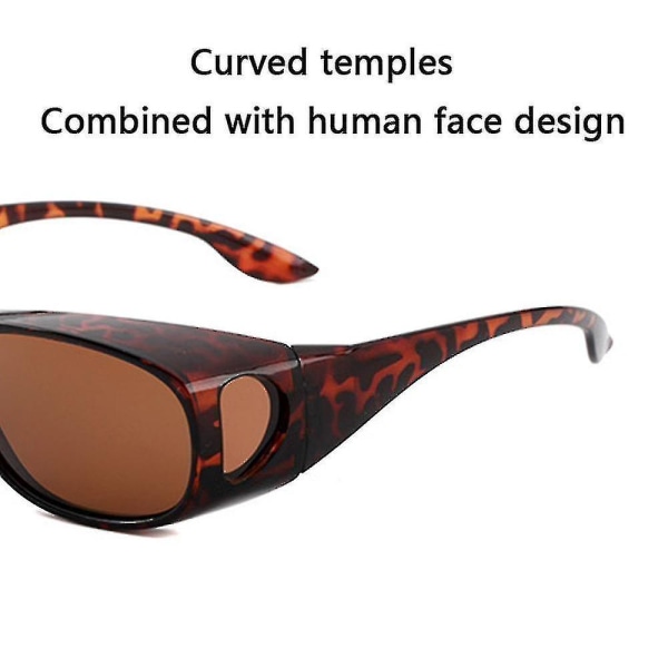Beskyttelsesbriller Wrap Around Solbriller Dag/nat Kørebriller til mænd,  kvinder - Anti-refleks Polar d8f0 | Fyndiq
