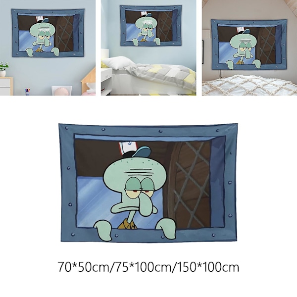 Cartoonvävnad Roliga Vävnader Bakgrund för Sovsal Vardagsrum Väggdekor 70cmx50cm