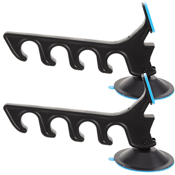2 stk fiskestangstativ for bil, justerbar fiskestangsholder, sugekopp, fiskestang oppbevaringsholder
