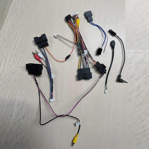 Ruancheng 2 din Bluetooth-sendere Bil Android-radiokabel for Ford Focus 2011-2019 Høyeffektledning