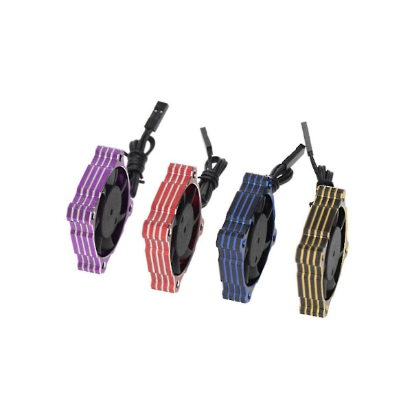 30mmx30mm 25000rpm højhastigheds metalkøleventilator til 1/8 1/10 1/12 Arrma Redcat Rc bil, blå