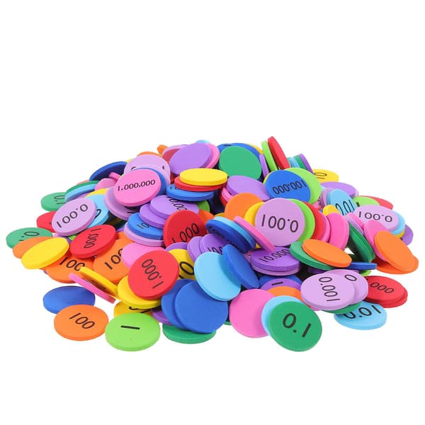160 stk Plassverdi Disker Aritmetik Runde Disker Tall Plass