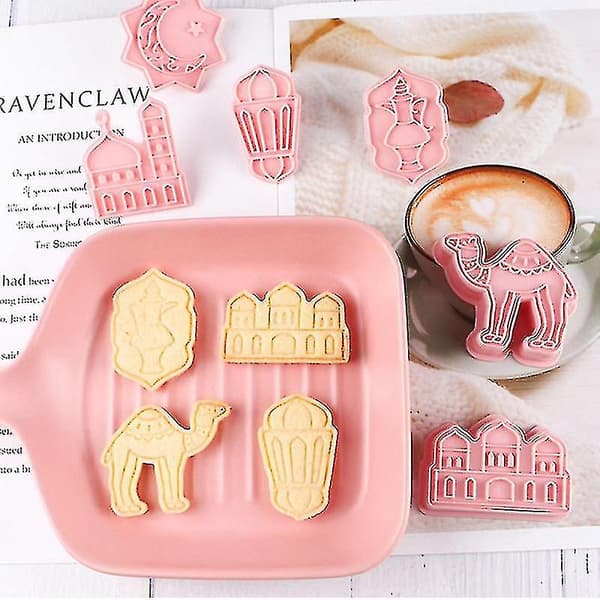 Eid Ramadan Cookie Molds 3d Stereo Press Biscuit Mold Cake Baking Tools For Eid Party Decoration  Aespa