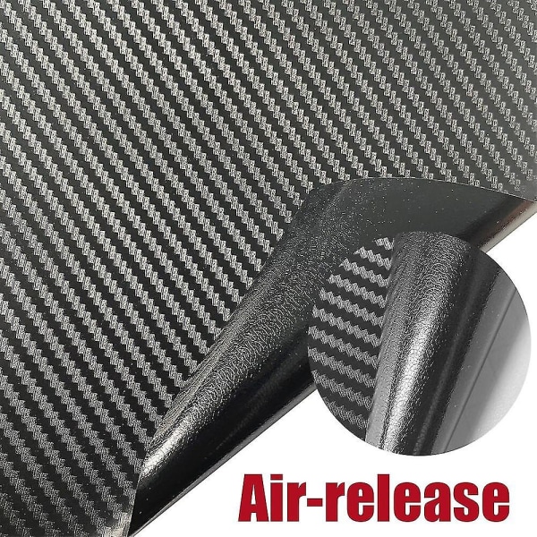 3d6d Carbon Fiber Vinyl Car Wraps Carbon Fiber Vinyl Wrap Stickers til bilkonsol Computer Laptop Hud Telefon Cover Motorcykel
