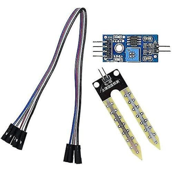 5 stk Jordhygrometer fugtighedsdetektering Vandsensormodul Yl-69 sensor og Hc-38 modul til Arduino