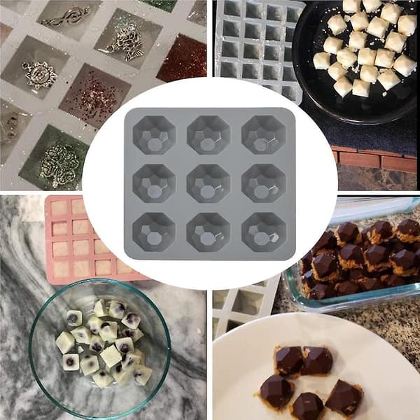 For Candy Chocolate Cake Jelly And Pudding 9 Cavity