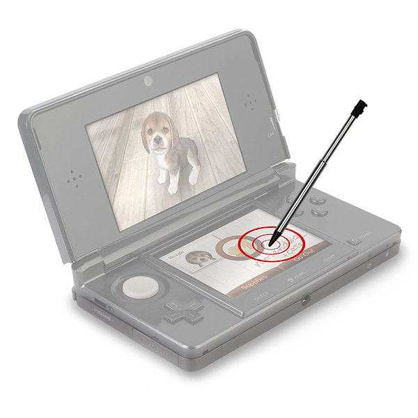 4 stk stilige fargede styluspenner Stylussett Håndholdt teleskopisk stylus spillkonsoll stylus for Nintendo 3DS