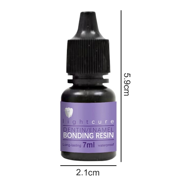 7ML DIY Tandlim DIY Tandlim Stark Klibbighet Snabbtorkande Vattentät Multifunktionell Bredt Användbar Dekorativ