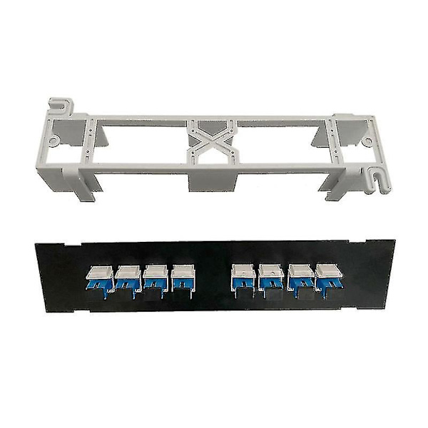 Sc Optisk Fiber Väggmontering Ethernet Kabel Bar Keystone Jack Rj45 Koppling