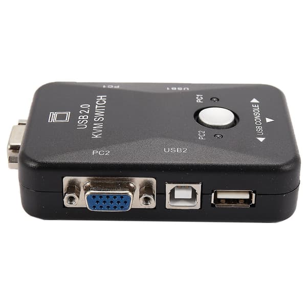 Usb Kvm-switch Switcher 2 Port Vga Svga Switch Box Usb 2.0 M