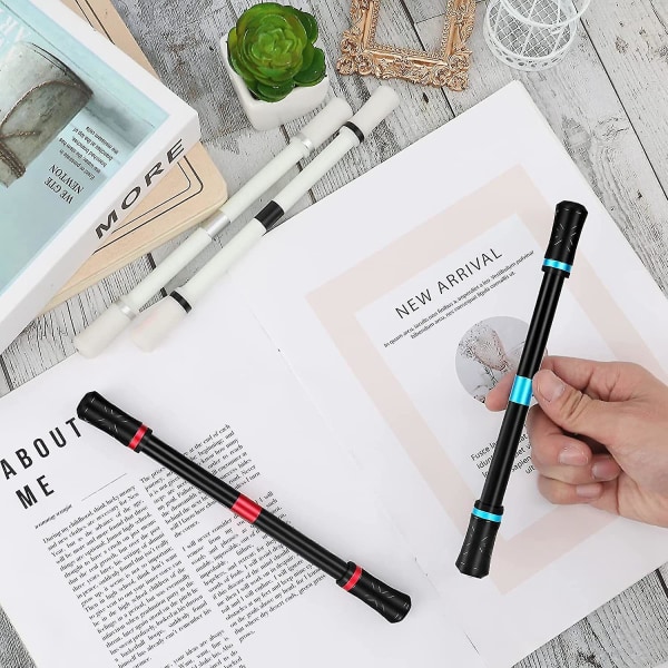4 stk. Finger Pen Spinning Penne Mod Gaming Spinning Penne Flyvende Spinning Pen Med Vægtede Kugle Fing